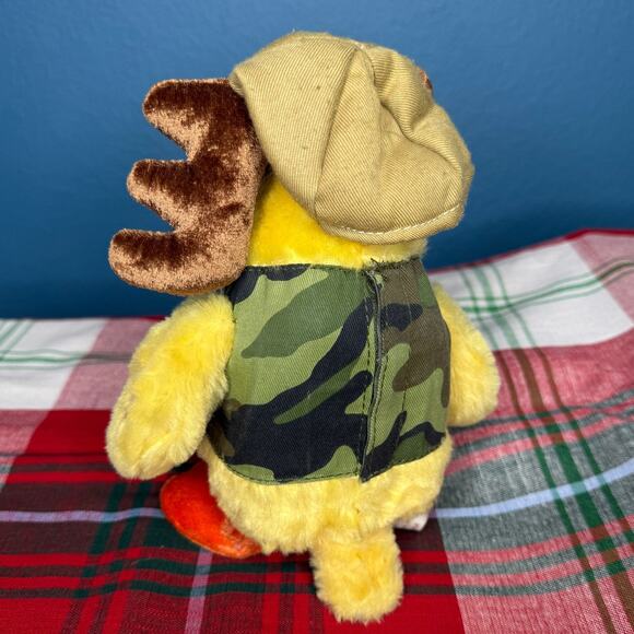 DanDee Singing & Dancing Chicken Christmas Camo Hunting Vest Reindeer Antler Hat - Picture 4 of 4